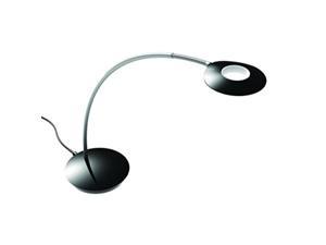 alba aero led desk lamp with touch dimmer, black ledaero n