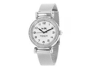 coach madison 14502651 silver stainless steel mesh strap glitz bezel women's watch coach madison 14502651 silver stainless steel mesh strap glitz bezel women's watch