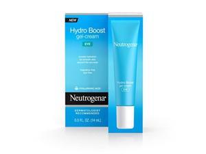 neutrogena hydro boost hydrating gel eye cream with hyaluronic acid, dermatologist recommended, oil and fragrance free, 0.5 fl. oz