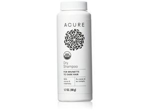 acure organics dry shampoo, brunette to dark hair acure organics powder, 1.7 oz.