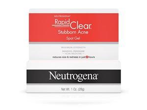 neutrogena rapid clear stubborn acne spot treatment gel with maximum strength benzoyl peroxide acne treatment medicine pimple cream for acne prone skin with 10 benzoyl peroxide 1 oz