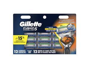 gillette fusion5 proglide men's razor blades, 12 blade refills gillette fusion5 proglide men's razor blades, 12 blade refills