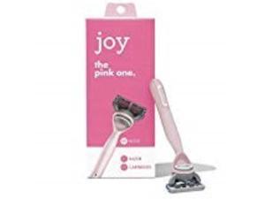 joy, the pink one, 1 razor and 2 cartridges joy, the pink one, 1 razor and 2 cartridges