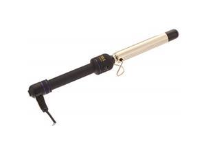 hot tools professional 24k gold flipperless curling wand for long lasting curls, 1 inch