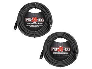 pig hog series 50' xlr microphone cables 2pack pig hog series 50' xlr microphone cables 2pack