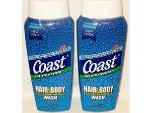 coast hair and body wash, classic scent, 2 18 fl oz bottles