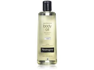 neutrogena fragrancefree lightweight body oil for dry skin, sheer moisturizer in light sesame formula, 8.5 fl. oz