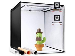 amzdeal 20in dimmable photo studio box foldable table top light box 3000k6500k adjustable shooting tent kit cri 90 with 4 shooting windows and 4 backdropswhite/black/orange/gray amzdeal 20in dimmable photo studio box foldable table top light box 3000k6500k adjustable shooting tent kit cri 90 with 4 shooting windows and 4 backdropswhite/black/orange/gray