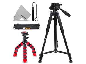 xtech double tripod kit with 72" inch tripod + 12" flexible tripod for canon powershot g5 x, g9 x, g3 x, sx410 is, sx530 hs, sx60 hs, g7 x, d30, sx520, sx400 is, g1 x mark ii, sx700 xtech double tripod kit with 72" inch tripod + 12" flexible tripod for canon powershot g5 x, g9 x, g3 x, sx410 is, sx530 hs, sx60 hs, g7 x, d30, sx520, sx400 is, g1 x mark ii, sx700