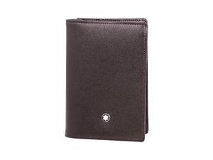 montblanc business card case, brown brown 114553 montblanc business card case, brown brown 114553