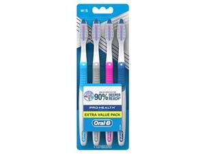 oralb prohealth toothbrush superior clean 4 count
