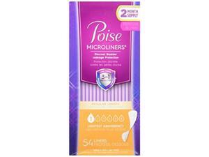 poise microliners incontinence lightest absorbency panty liners, regular, 54 ct poise microliners incontinence lightest absorbency panty liners, regular, 54 ct