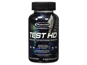 muscletech test hd, testosterone booster supplement, 90 count