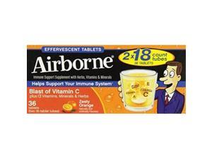 airborne effervescent health immune boosting formula zesty orange 36 tablets bonus size by airborne airborne effervescent health immune boosting formula zesty orange 36 tablets bonus size by airborne