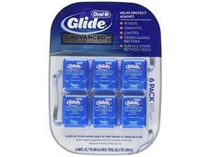 oralb glide prohealth advanced floss, 43.7 yards pack of 6
