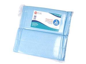 dynarex disposable underpads 17 x 24  tissue fill 2 ply 3/100/cs