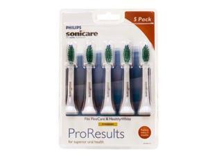 philips sonicare proresults replacement heads 5 pack fit flexcare 900 series & healthywhite 700 series philips sonicare proresults replacement heads 5 pack fit flexcare 900 series & healthywhite 700 series