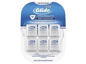 glide oralb prohealth deep clean floss, mint, pack of 6 glide oralb prohealth deep clean floss, mint, pack of 6
