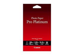 canon photo paper pro platinum, 4 x 6 inches, 50 sheets 2768b014 canon photo paper pro platinum, 4 x 6 inches, 50 sheets 2768b014