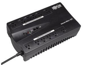 tripp lite 750va ups desktop battery back up, 12 outlet, 450w 120v standby, ultracompact, usb, 3 year warranty & $100,000 insurance internet750u