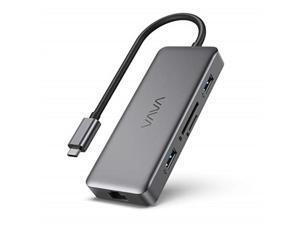 vava usb c hub, 8in1 usb c adapter with 4k hdmi, 1gbps rj45 ethernet port, usb 3.0, sd/tf card reader, 100w pd charging port for macbook/pro/air and type c windows laptops vava usb c hub, 8in1 usb c adapter with 4k hdmi, 1gbps rj45 ethernet port, usb 3.0, sd/tf card reader, 100w pd charging port for macbook/pro/air and type c windows laptops