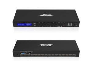 TESmart 8x8 Matrix Switcher Ultra HD 4K HDMI, Rack Mount, 4Kx2K@30HZ, 1080P@60Hz, 3D&Deep Color, LAN Port Control, HDMI 1.4 TESmart 8x8 Matrix Switcher Ultra HD 4K HDMI, Rack Mount, 4Kx2K@30HZ, 1080P@60Hz, 3D&Deep Color, LAN Port Control, HDMI 1.4