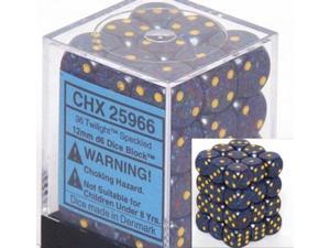 Chessex Dice d6 Sets Air Speckled 36 12mm Six Sided Die CHX 25900 