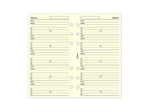 filofax name/address/telephone refill for personal & personal compact size, 20 sheets, cream b130253 filofax name/address/telephone refill for personal & personal compact size, 20 sheets, cream b130253
