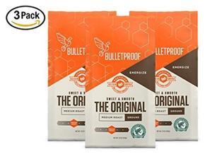 bulletproof the original ground coffee, premium medium roast organic beans, 3pack bulletproof the original ground coffee, premium medium roast organic beans, 3pack
