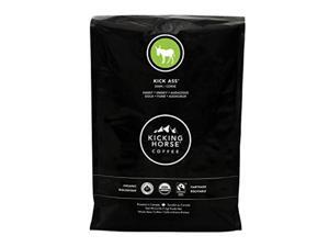 kicking horse coffee, kick ass, dark roast, whole bean, 2.2 lb certified organic, fairtrade, kosher coffee kicking horse coffee, kick ass, dark roast, whole bean, 2.2 lb certified organic, fairtrade, kosher coffee