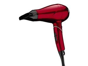 infinitipro by conair 1875 watt compact ac motor travel styler/hair dryer with twist folding handle; red