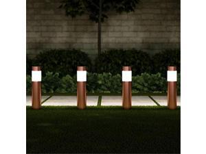 pure garden 50lg1071 solar path bollard, set of 615" stainless steel outdoor stake lighting for garden, landscape yd, driveway, walkway copper pure garden 50lg1071 solar path bollard, set of 615" stainless steel outdoor stake lighting for garden, landscape yd, driveway, walkway copper