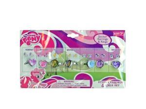 my little pony days of the week ring and earring set my little pony days of the week ring and earring set