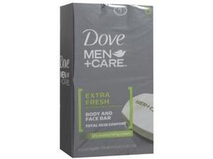 dove men+care body and face bar extra fresh 4 oz, 6 bar pack of 2 dove men+care body and face bar extra fresh 4 oz, 6 bar pack of 2