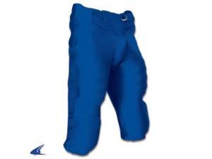 champro youth integrated football game pant royal large