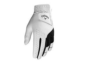 callaway golf men's weather spann premium japanese synthetic golf glove, worn on left hand, cadet small