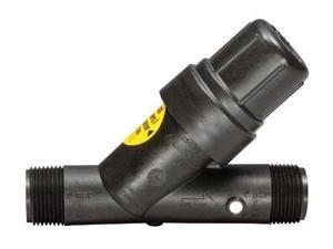 rain bird prf10040s drip irrigation inline 40 psi pressure regulating "y" filter, 1" male pipe thread