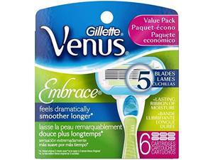gillette venus embrace refill cartridges 6 ct gillette venus embrace refill cartridges 6 ct