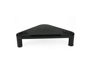 mind reader pltristablk triangle stand, durable corner plastic riser, for computer monitor, laptop, pc, macbook, black, 3 leg mind reader pltristablk triangle stand, durable corner plastic riser, for computer monitor, laptop, pc, macbook, black, 3 leg