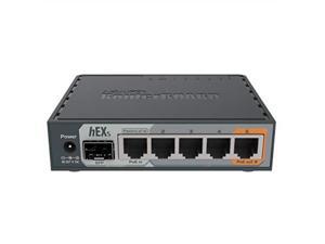 mikrotik hex s gigabit ethernet router with sfp port rb760igs