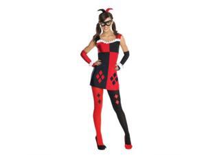 rubies dc super villains harley quinn tween costume, medium rubies dc super villains harley quinn tween costume, medium