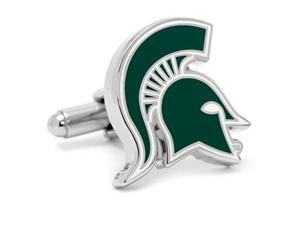ncaa michigan state spartans cufflinks, officially licensed ncaa michigan state spartans cufflinks, officially licensed