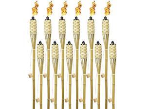 matney bamboo torches includes metal oil canisters with covers to extinguish flame great for outdoor decorating, luau, parties, extra long 60 inches 12 pack matney bamboo torches includes metal oil canisters with covers to extinguish flame great for outdoor decorating, luau, parties, extra long 60 inches 12 pack