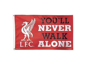 wincraft liverpool football club youll never walk alone logo flag
