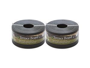 5" black terrace board, 40' with 10 stakes, 2pack 5" black terrace board, 40' with 10 stakes, 2pack