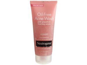 neutrogena oilfree acne wash scrub, pink grapefruit, 6.7 fl oz