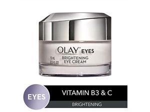 olay brightening eye cream with vitamin c & b3 to help reduce dark circles, 0.5 fl oz olay brightening eye cream with vitamin c & b3 to help reduce dark circles, 0.5 fl oz