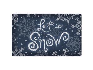 toland home garden let it snow 18 x 30 inch decorative floor mat winter snowflake christmas doormat  800095