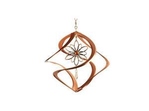 red carpet studios military spiral cosmix wind spinner with wire flower red carpet studios military spiral cosmix wind spinner with wire flower