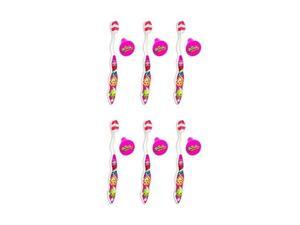 shopkins brush buddies toothbrush travel kit, soft set of 6 shopkins brush buddies toothbrush travel kit, soft set of 6